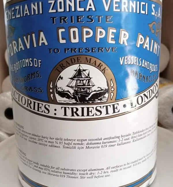 MORAVİA COPPER ZEHİRLİ MAVİ 2,5 LT (4KG)